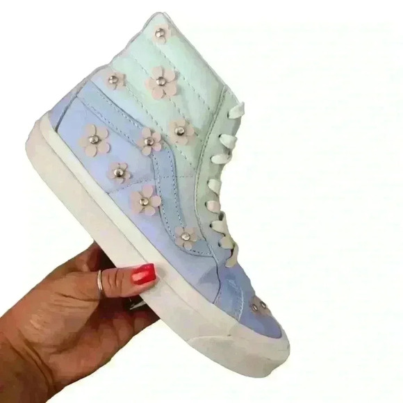 Vans Sandy Liang x Sk8-Hi 38 DX 'Sandy Cheeks Spongebob Rare Sneakers 7.5 W 6M - Picture 6 of 14